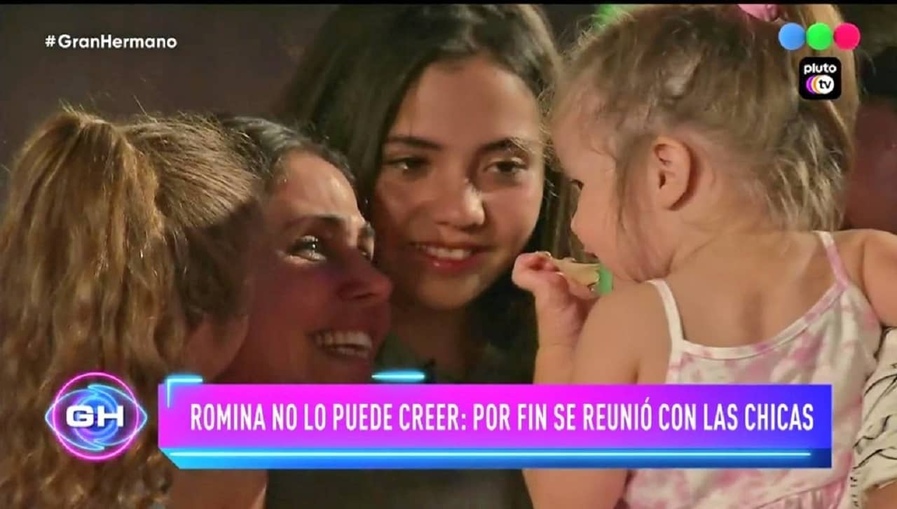 Gran Hermano El Momento Del Esperado Reencuentro Entre Romina Y Sus Hijas 3723